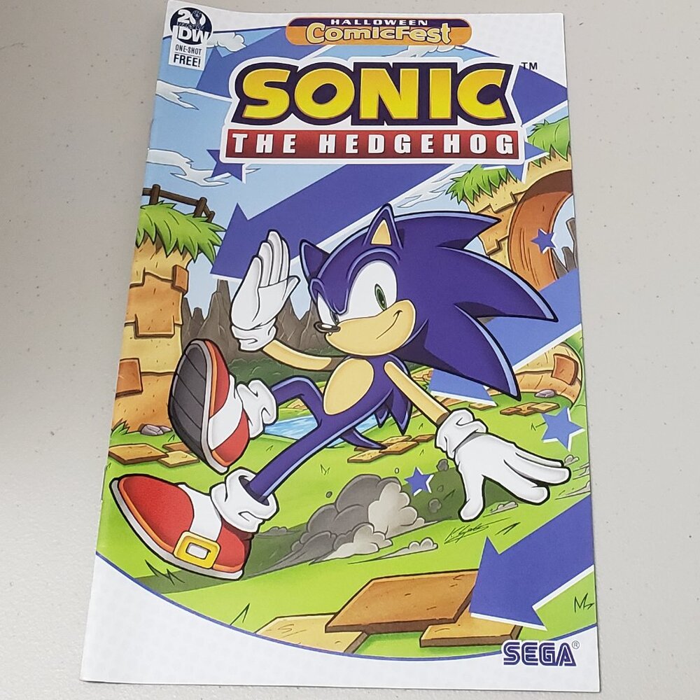 Sonic The Hedgehog Halloween ComicFest 2019 Comic